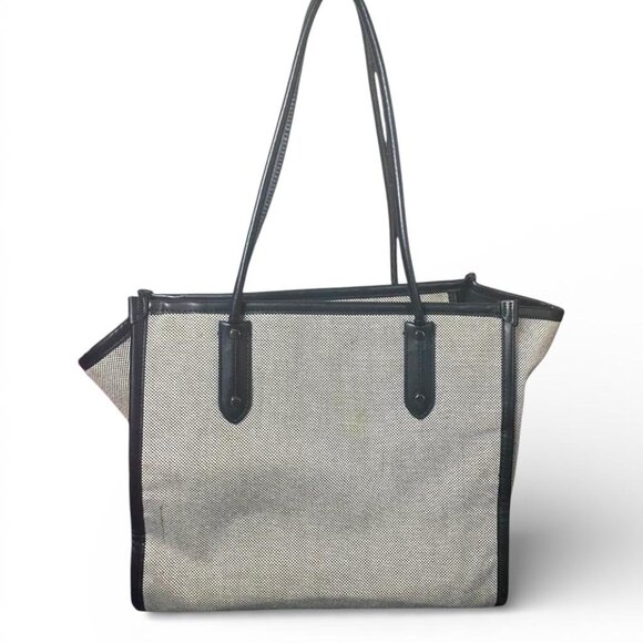 KATE SPADE - New York Ella Apple Tote Bag Top Handle Bag Blk/White/Red - Picture 3 of 6